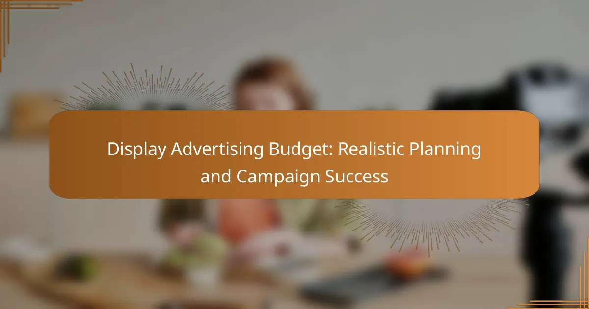 Display Advertising Budget: Realistic Planning and Campaign Success