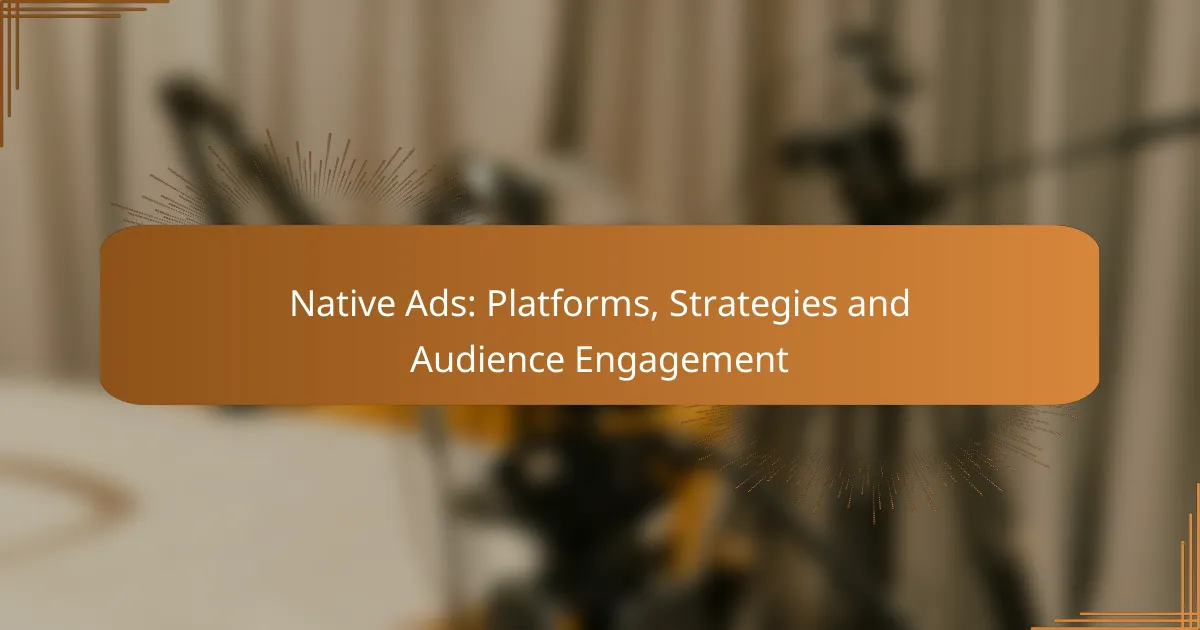 Native Ads: Platforms, Strategies and Audience Engagement