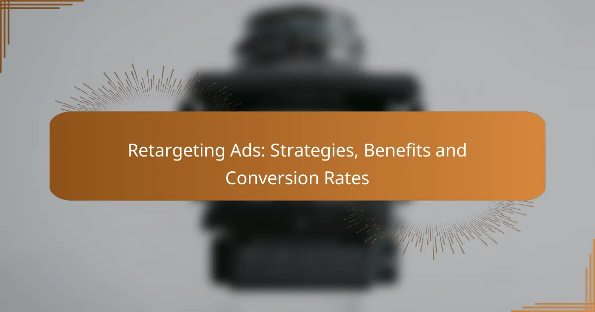 Retargeting Ads: Strategies, Benefits and Conversion Rates